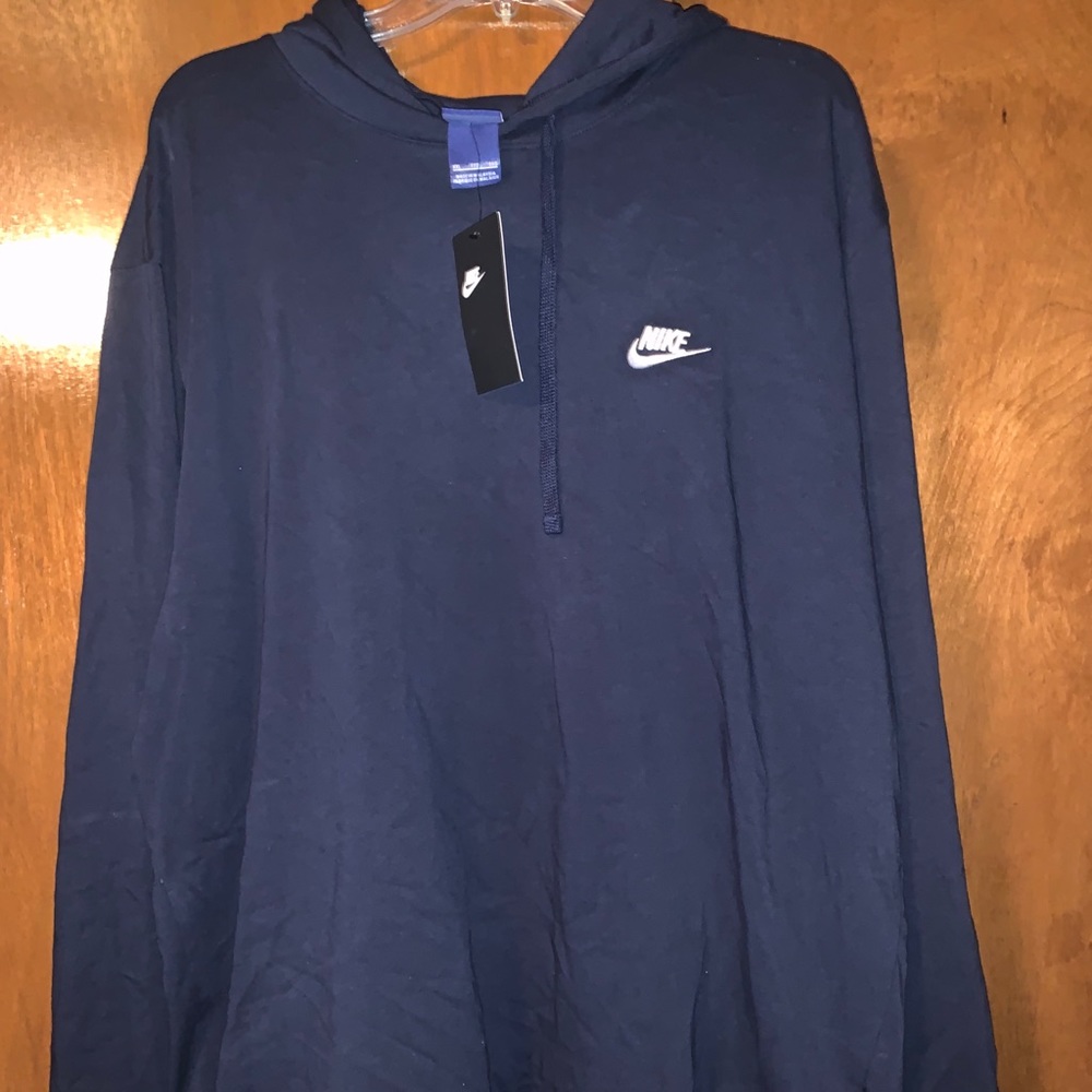 NWT MENS DARK BLUE NIKE HOODIE